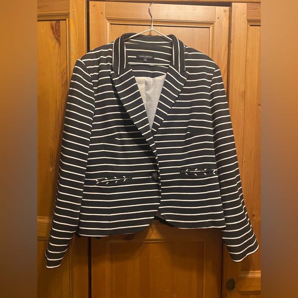 Stripped Mario Serrani Blazer